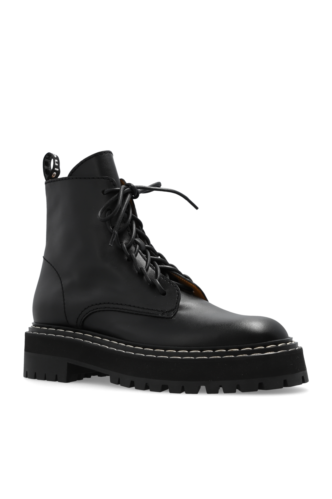 Black Combat boots Proenza Schouler Vitkac GB